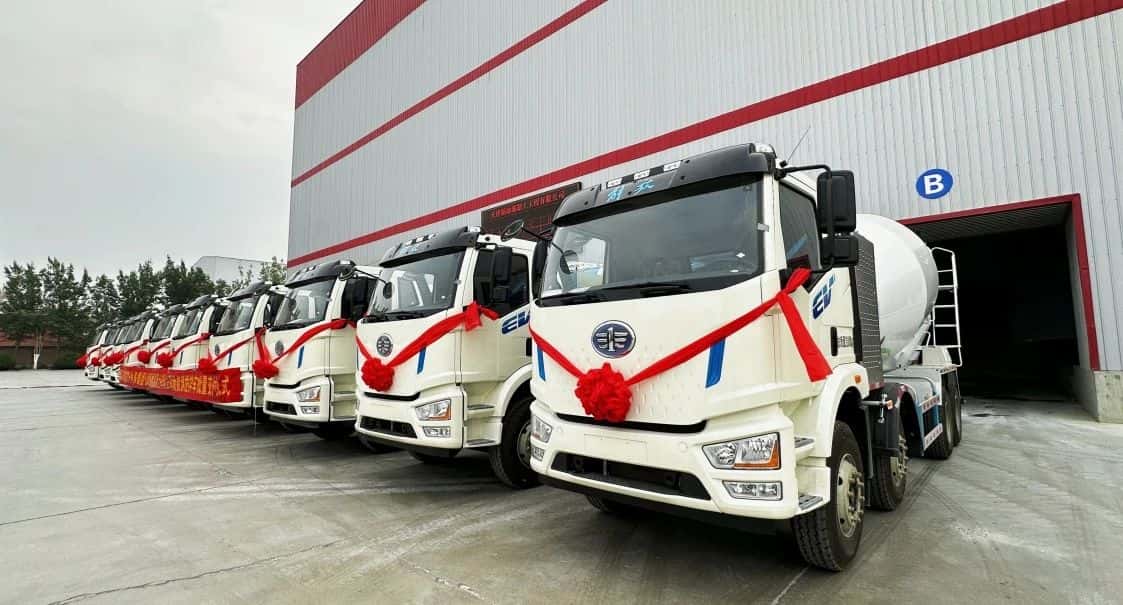 實力見證！中集車輛攪拌車再獲大客戶批量復購