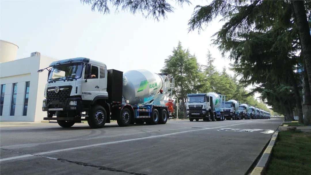 馭風而行，中集車輛15臺新能源攪拌車駛入湖北，繪就荊楚生態長卷